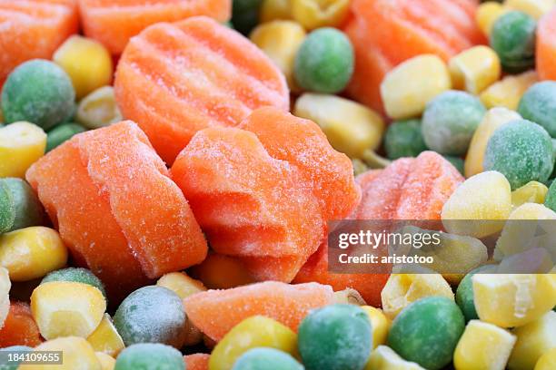 frozen vegetable background - very cold stock pictures, royalty-free photos & images