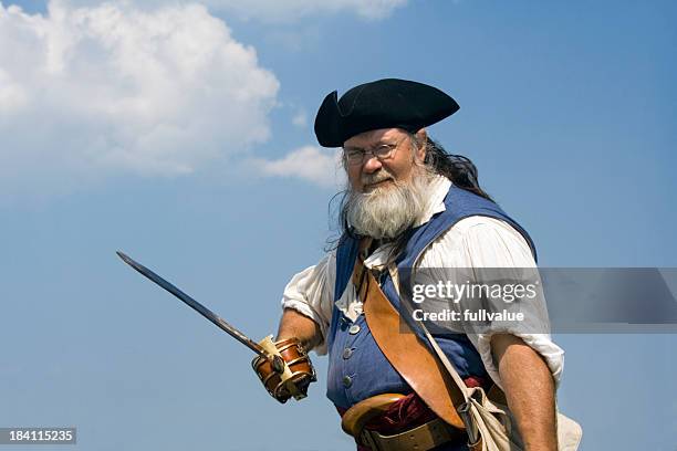 dueling pirate - pirate criminal stock pictures, royalty-free photos & images