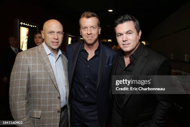 Kyle Davies, President, Worldwide Distribution of Relativity Media, Director McG and Tucker Tooley, President, Relativity Media and executive...