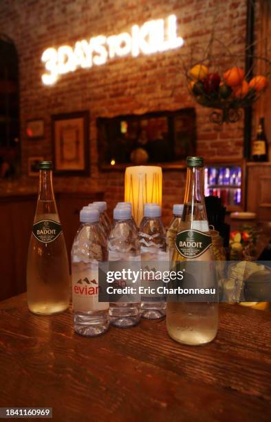 General view of atmosphere seen at Relativity Media's Premiere of '3 Days to Kill' at the Arclight Theatre sponsored by Evian, on Wednesday, February...