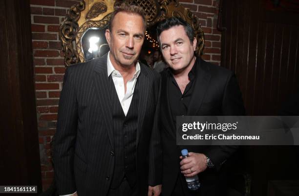 Kevin Costner and Tucker Tooley, President, Relativity Media/Executive Producer attends Relativity Media's Premiere of '3 Days to Kill' at the...