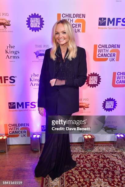 Emma Bunton attends the Ultimate Christmas Quiz at The Kings Arms on December 11, 2023 in London, England.