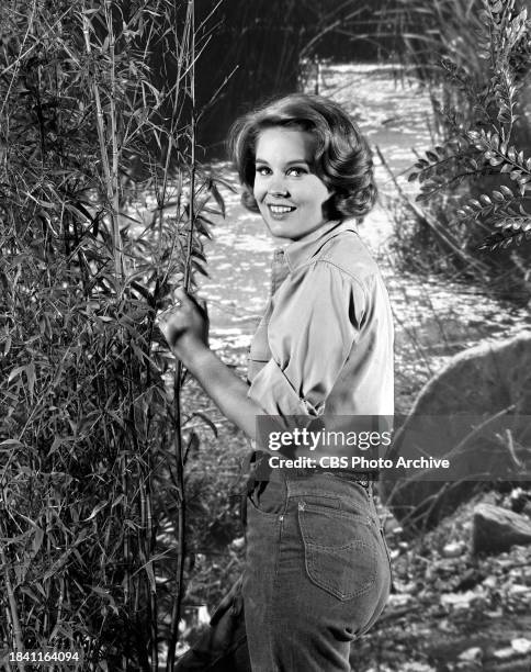 Pictured is Cheryl Miller in the CBS television safari adventure series, Daktari. Premiere episode broadcast January 11, 1966.