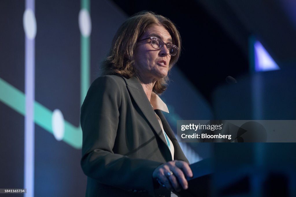 Michelle Rba Michele Bullock, governor of the Reserve Bank of Australia , at the ...