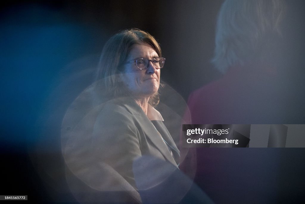Michelle Rba Michele Bullock, governor of the Reserve Bank of Australia , at the ...