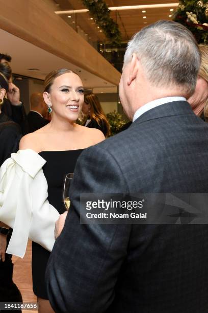 Scarlett Johansson attends the David Yurman Scarlett Johansson Event at David Yurman 57th St on December 06, 2023 in New York City.