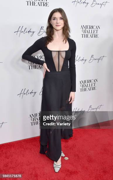 Cassandra Trenary at the American Ballet Theatre's Holiday Benefit at The Beverly Hilton Hotel on December 11, 2023 in Los Angeles, California