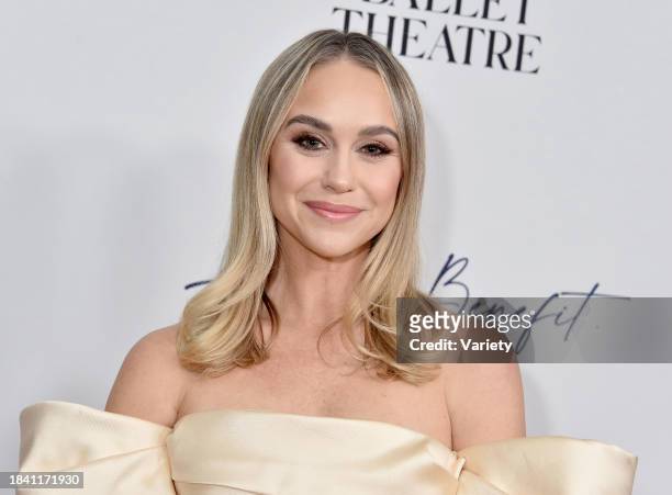 Becca Tobin at the American Ballet Theatre's Holiday Benefit at The Beverly Hilton Hotel on December 11, 2023 in Los Angeles, California
