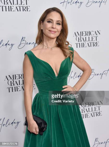 Lisa LoCicero at the American Ballet Theatre's Holiday Benefit at The Beverly Hilton Hotel on December 11, 2023 in Los Angeles, California