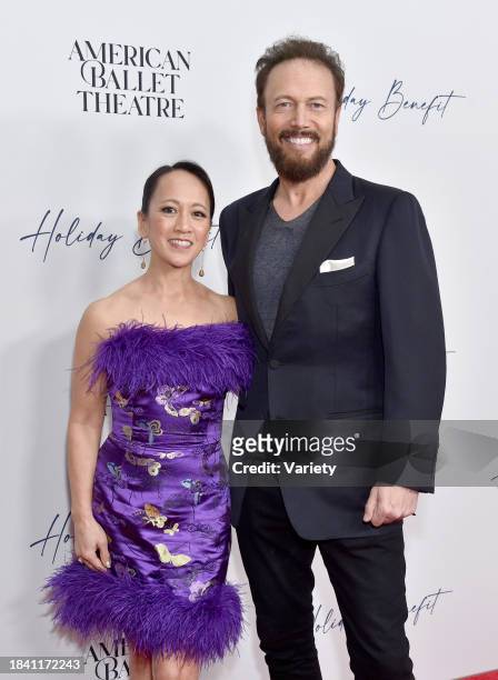 Alissa Hsu Lynch and Chad Troutwine at the American Ballet Theatre's Holiday Benefit at The Beverly Hilton Hotel on December 11, 2023 in Los Angeles,...