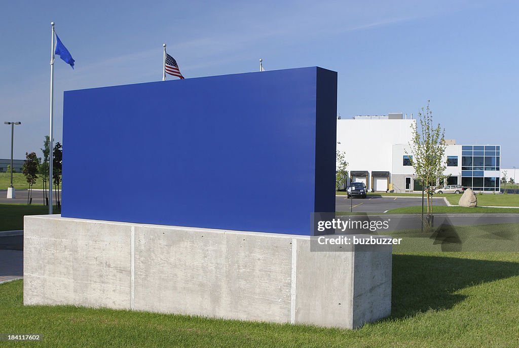 Blue Corporate Sign