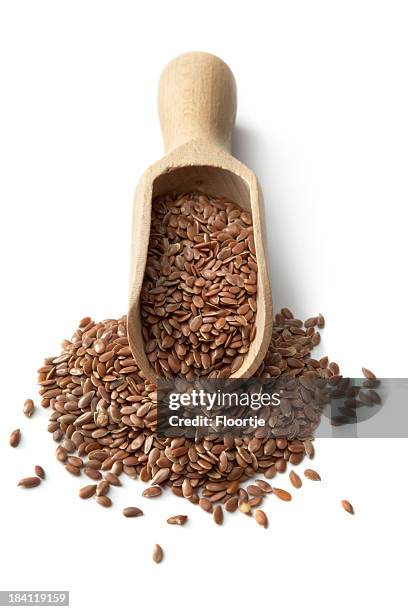 ingredients: flax seeds - flax seed stock pictures, royalty-free photos & images