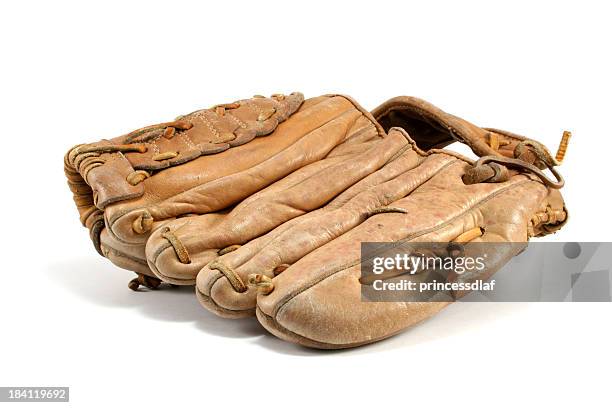 baseball glove - baseball glove stockfoto's en -beelden