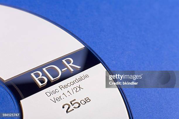 blu-ray disc detail - blu raydisk stockfoto's en -beelden