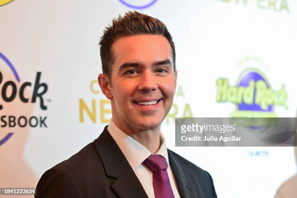 Michael Carbonaro attends a New Era In Florida Gaming Event at Seminole Hard Rock Hotel & Casino Tampa on December 08, 2023 in Tampa, Florida.