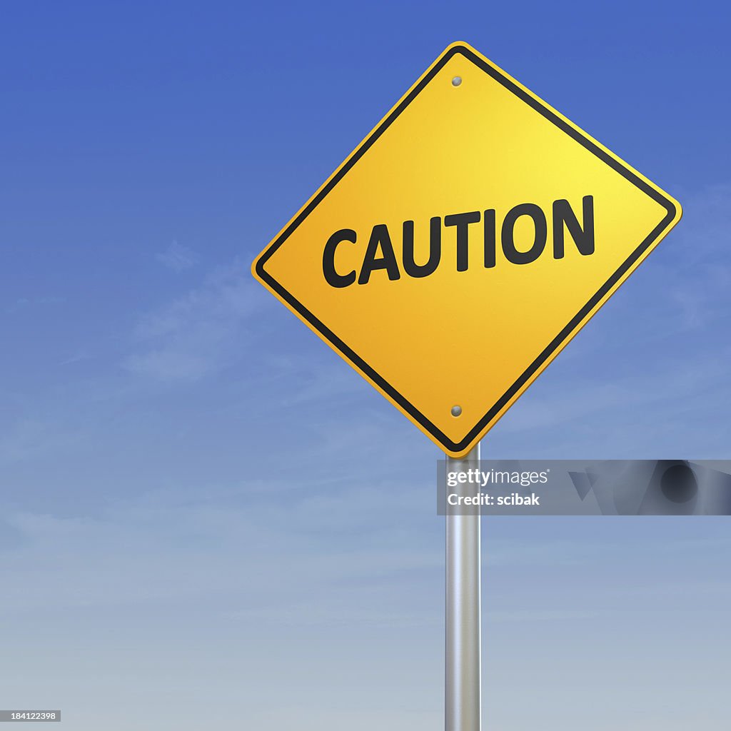 Caution - Road Warning Sign