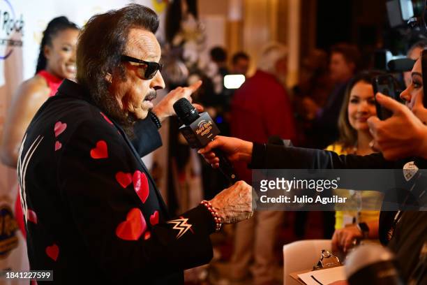 Jimmy Hart attends a New Era In Florida Gaming Event at Seminole Hard Rock Hotel & Casino Tampa on December 08, 2023 in Tampa, Florida.
