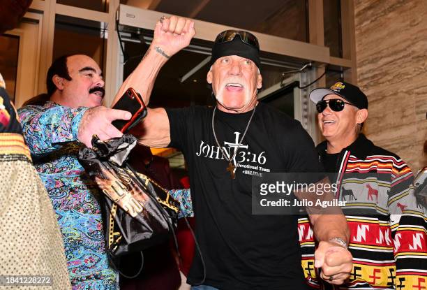Hulk Hogan attends a New Era In Florida Gaming Event at Seminole Hard Rock Hotel & Casino Tampa on December 08, 2023 in Tampa, Florida.