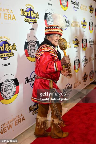 Bobby Henry attends a New Era In Florida Gaming Event at Seminole Hard Rock Hotel & Casino Tampa on December 08, 2023 in Tampa, Florida.