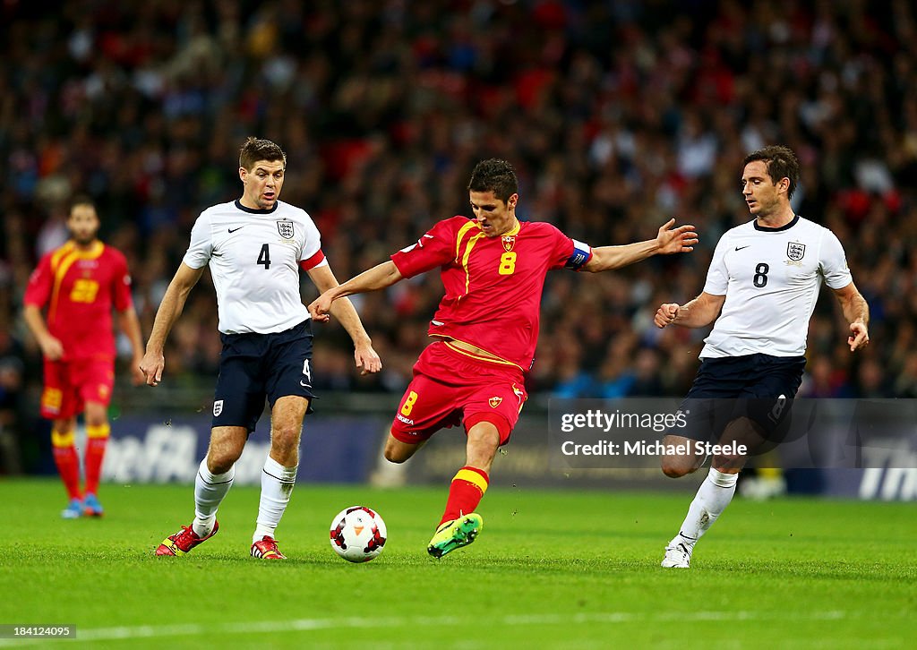 England v Montenegro - FIFA 2014 World Cup Qualifier