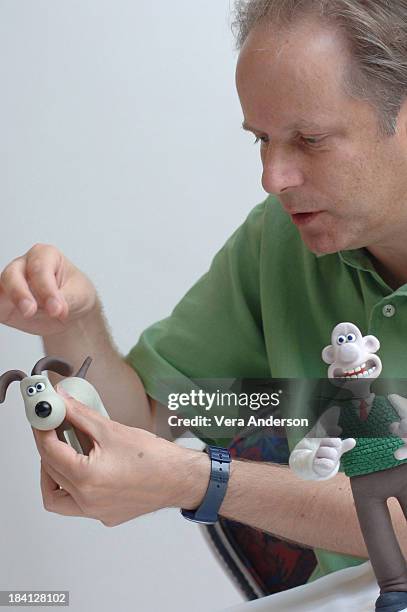 Nick Park, creator of "Wallace & Gromit" during "Wallace & Gromit: The Curse of the Were-Rabbit" Press Conference with Nick Park at Four Seasons in...