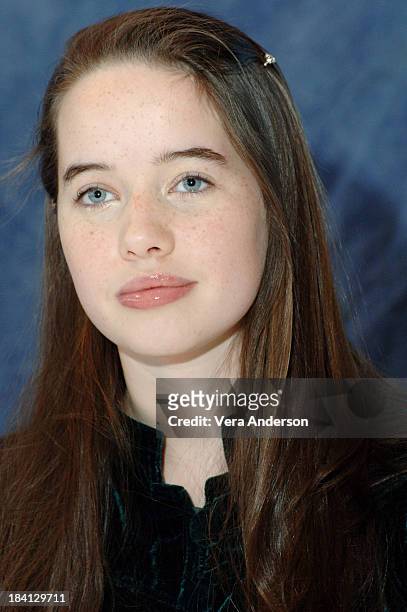 Anna Popplewell during "The Chronicles of Narnia: The Lion, the Witch and the Wardrobe" Press Conference with James McAvoy, Andrew Adamson, George...