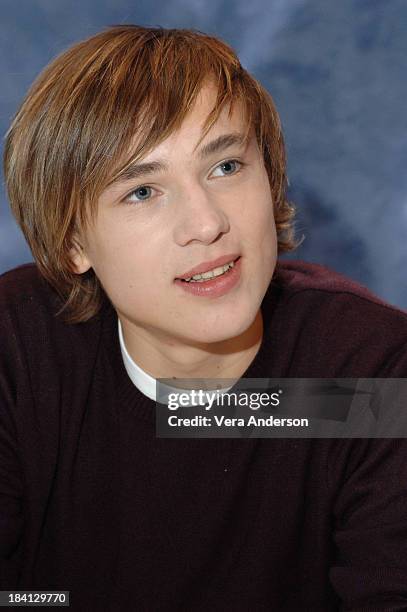 William Moseley during "The Chronicles of Narnia: The Lion, the Witch and the Wardrobe" Press Conference with James McAvoy, Andrew Adamson, George...