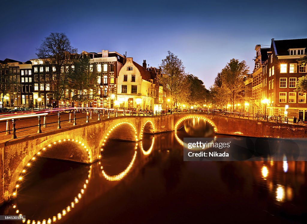 Kanal-Szene in Amsterdam