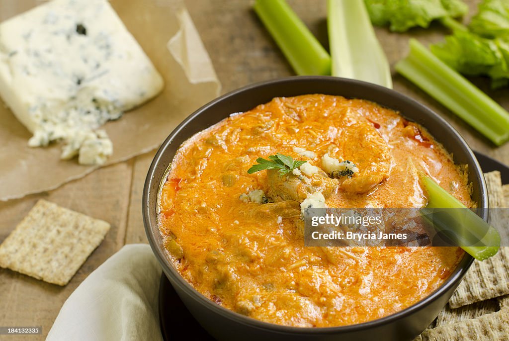 Buffalo Chicken Wing Dip Horizontal