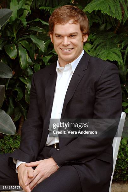 Michael C. Hall during "Dexter" Press Conference with Michael C. Hall at Four Season in Beverly Hills, California, United States.