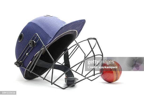 cricket helmet - helmet stock pictures, royalty-free photos & images