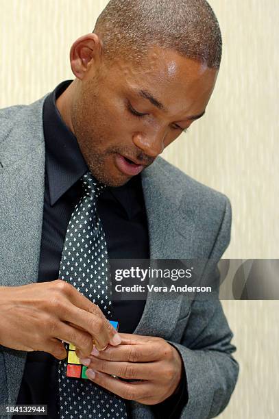 Will Smith during "The Pursuit of Happyness" Press Conference with Will Smith and Seal at Beverly Hilton Hotel in Beverly Hills, California, United...