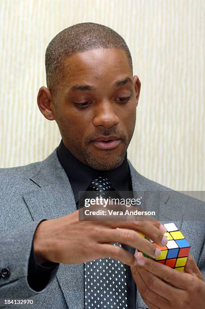 Will Smith during "The Pursuit of Happyness" Press Conference with Will Smith and Seal at Beverly Hilton Hotel in Beverly Hills, California, United...