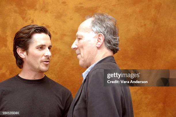 Christian Bale and Werner Herzog during "Rescue Dawn" Press Conference with Jeremy Davies, Steve Zahn, Christian Bale and Werner Herzog at Four...