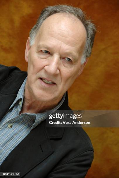 Werner Herzog during "Rescue Dawn" Press Conference with Jeremy Davies, Steve Zahn, Christian Bale and Werner Herzog at Four Seasons in Beverly...