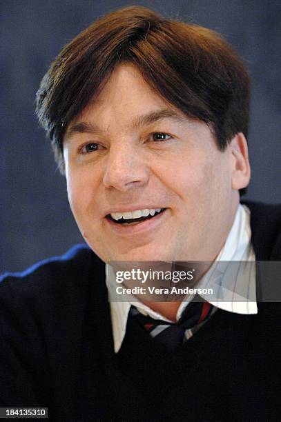 Mike Myers during "Shrek the Third" Press Conference with Julie Andrews, Antonio Banderas, Cameron Diaz and Mike Meyers at The W Hotel in Westwood,...