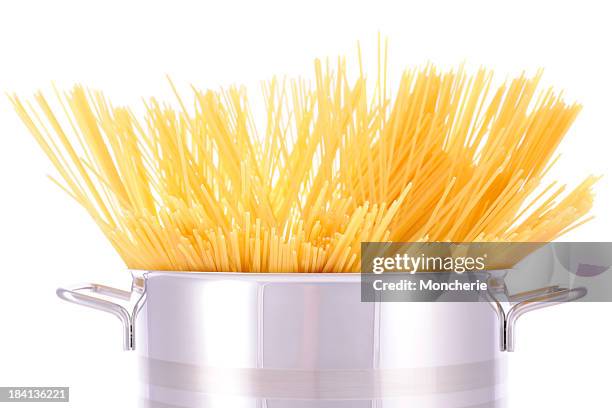 spaghetti - boiling pasta stock pictures, royalty-free photos & images