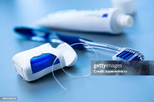 equipamento dentário - toothpaste imagens e fotografias de stock