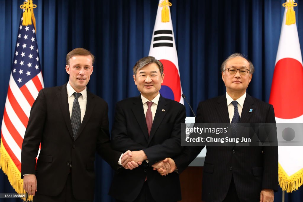 Joint Press Conference For South Korea-U.S.-Japan Trilateral Meeting