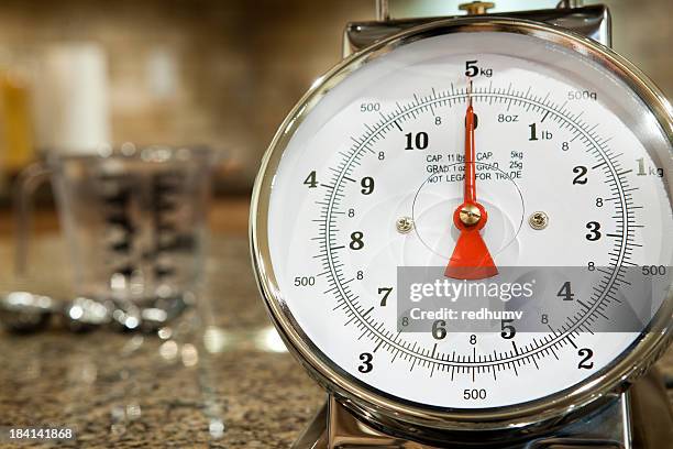 kitchen food scale - lb stock pictures, royalty-free photos & images