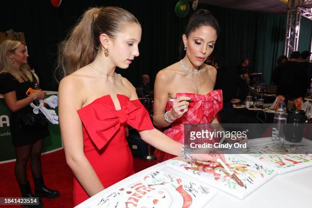 Bryn Hoppy and Bethenny Frankel visit the Montefiore Einstein gift suite during iHeartRadio z100's Jingle Ball 2023 Presented By Capital One at...
