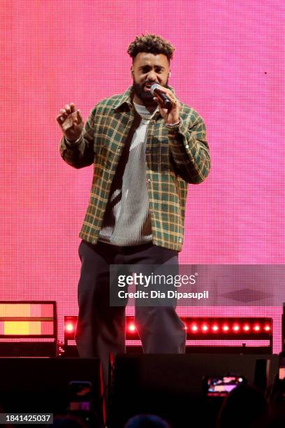 Paul Russell performs onstage during iHeartRadio z100's Jingle Ball 2023 at Madison Square Garden on December 08, 2023 in New York City.