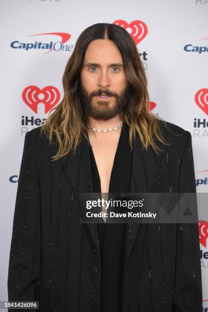 Jared Leto attends iHeartRadio z100's Jingle Ball 2023 Presented By Capital One at Madison Square Garden on December 08, 2023 in New York City.