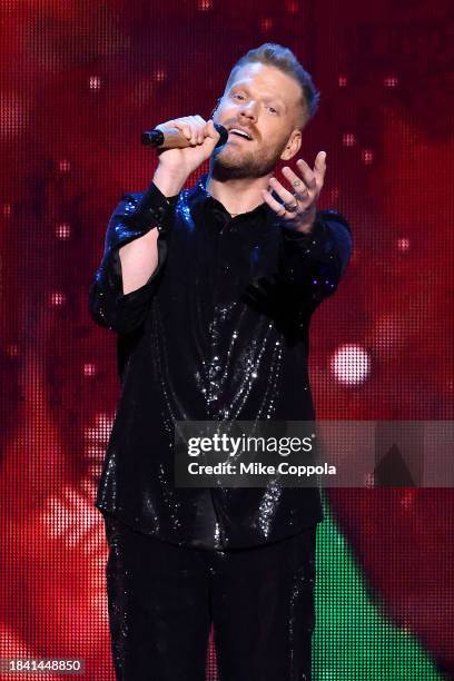 Scott Hoying of Pentatonix performs onstage during iHeartRadio z100's Jingle Ball 2023 Presented By Capital One at Madison Square Garden on December...