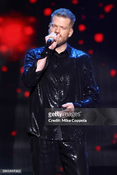Scott Hoying of Pentatonix performs onstage during iHeartRadio z100's Jingle Ball 2023 Presented By Capital One at Madison Square Garden on December...