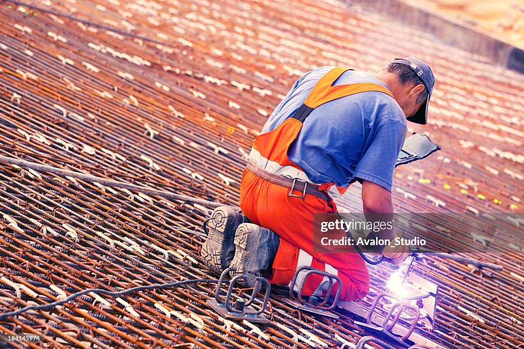 Welder and Concrete reinforcement