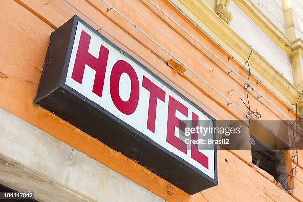 Red Rope Hotel. Sign Sign Hotel Red Facade Photos and Premium High Res Pictures - Getty Images