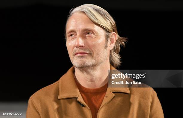 Actor Mads Mikkelsen attends a celebrity talk event during Tokyo Comic Con 2023 on December 09, 2023 in Chiba, Japan.