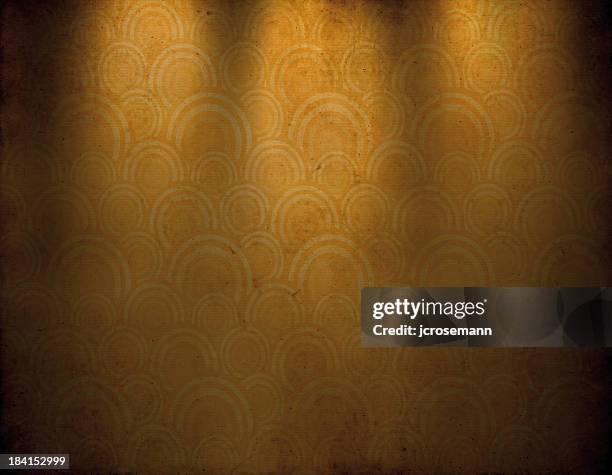 old retro wallpaper - tacky wallpaper stock illustrations