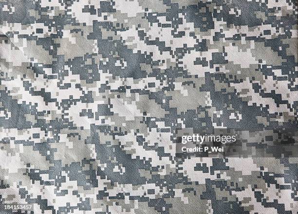 高度なコンバット均一なカモフラージュの背景（acu ） - camouflage ストックフォトと画像